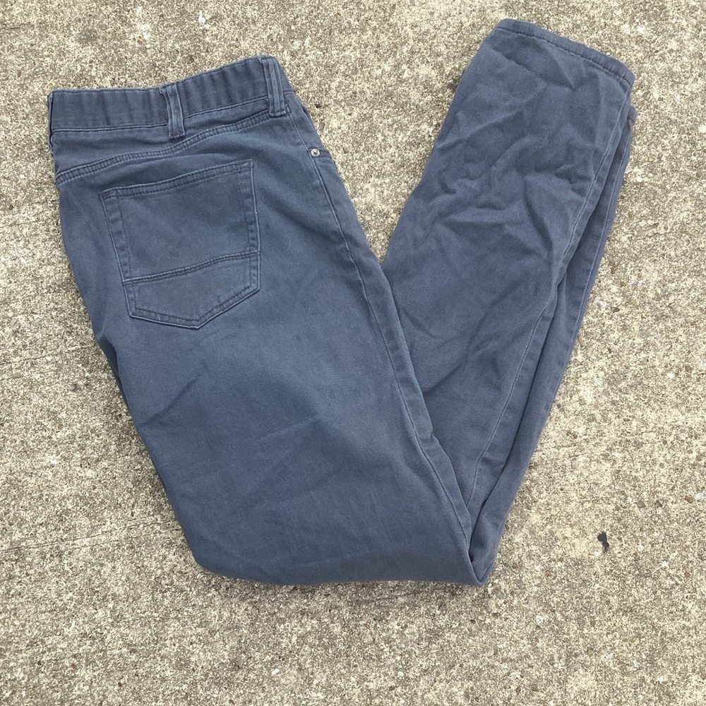 Iron CLOTHING CO Gray Stretch Denim Jeans. Size 34x32. Cotton/spandex blend.